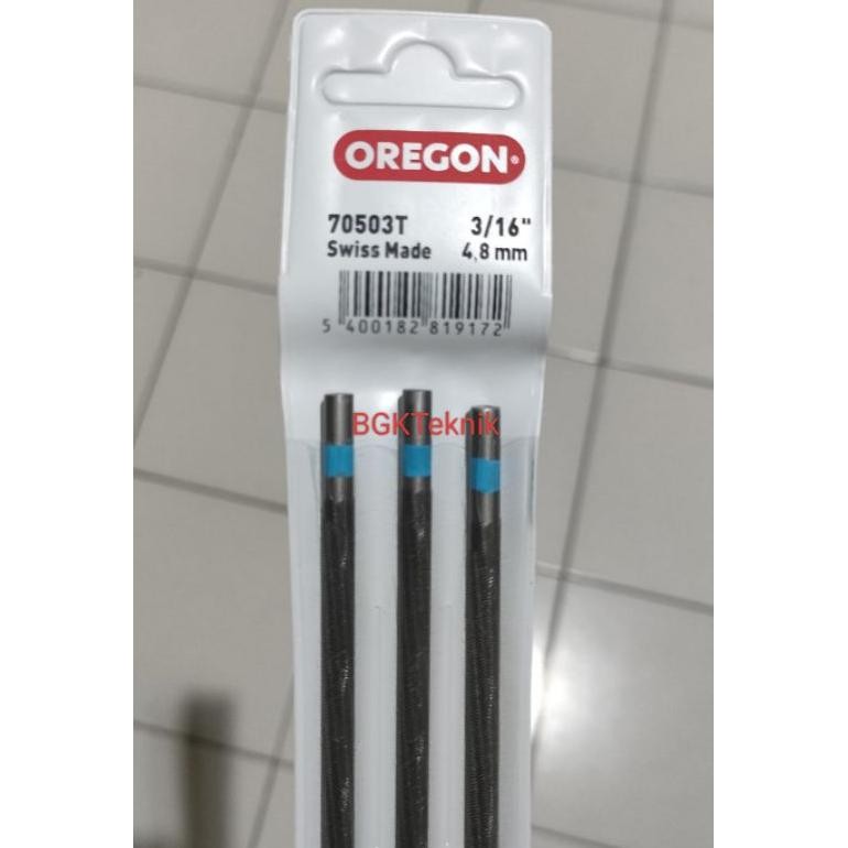 Kikir Oregon 48 isi 3pcs Bulat Kikir Oregon Asli Orinal