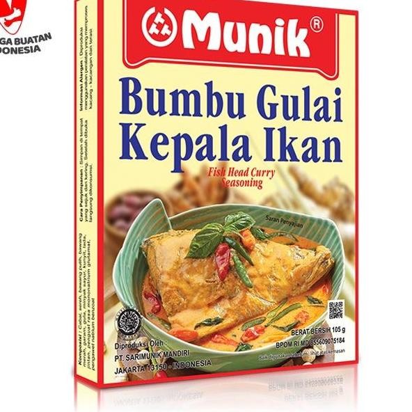 

Bumbu Masak Nt Bumbu Munik Gulai Kepala Ikan 105 Gr Pasti Enak