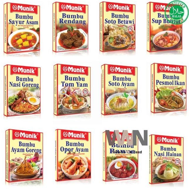 

Bumbu Munik Nasi Goreng Hainan Kuning Ayam Rendang Panggang Soto Gulai