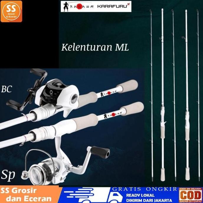 

Terlaris Joran Kagawa Karafuru Putih Series Ml Sambung Dua Section Kuat Sp/Bc