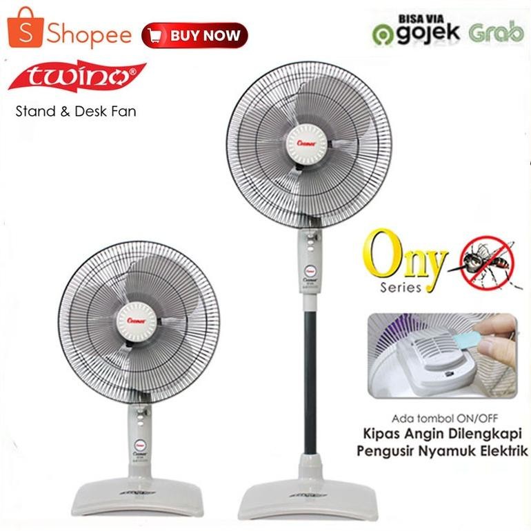 Cosmos Twino 16sn Kipas Angin Berdiri & Duduk 16inch