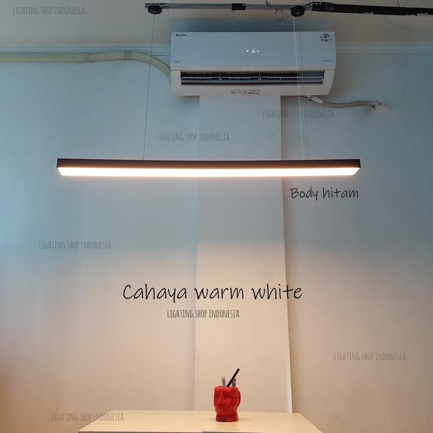 lampu gantung led hias panjang 120cm lampu meja makan lampu island