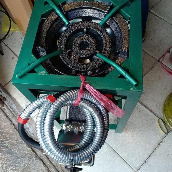 Tersedia kompor gas 1 tungku 1set lengkap / kompor gas besar api seribu