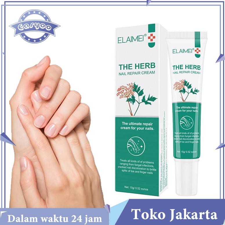 READY STOK ELAIMEI Obat Jamur Kuku 15g Perawatan Kuku Jamur Kuku Cairan Obat Infeksi Kuku Anti Jamur
