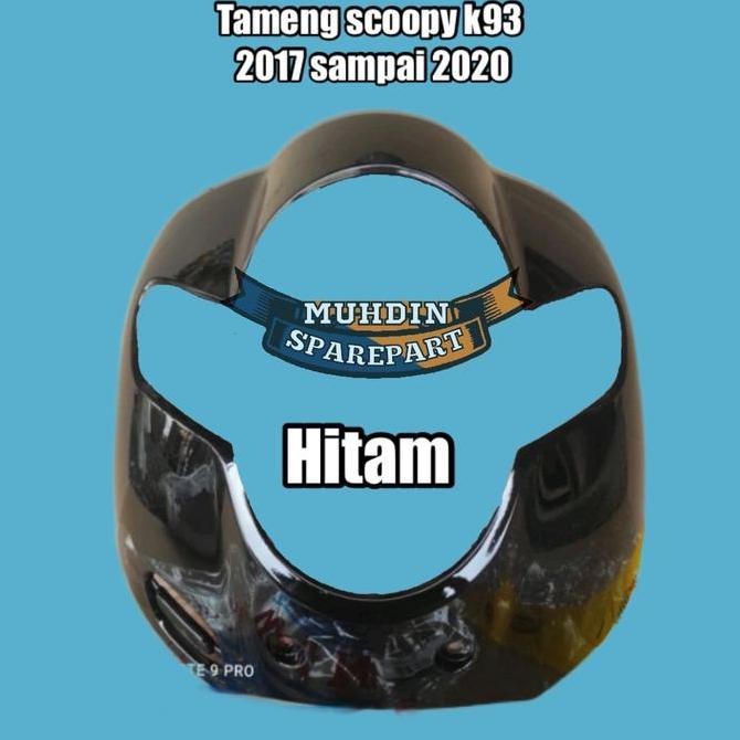 Tameng panel body depan scoopy k93 2017 sampai 2020 hitam merah putih Kualitas Original