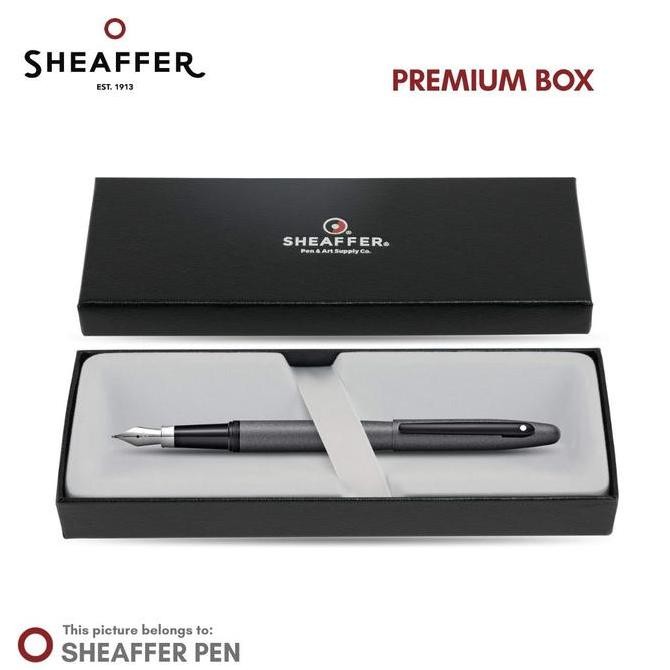 

Sheaffer VFM 9429 Matte Blue with Matte Black Trims Fountain Pen Kualitas Original