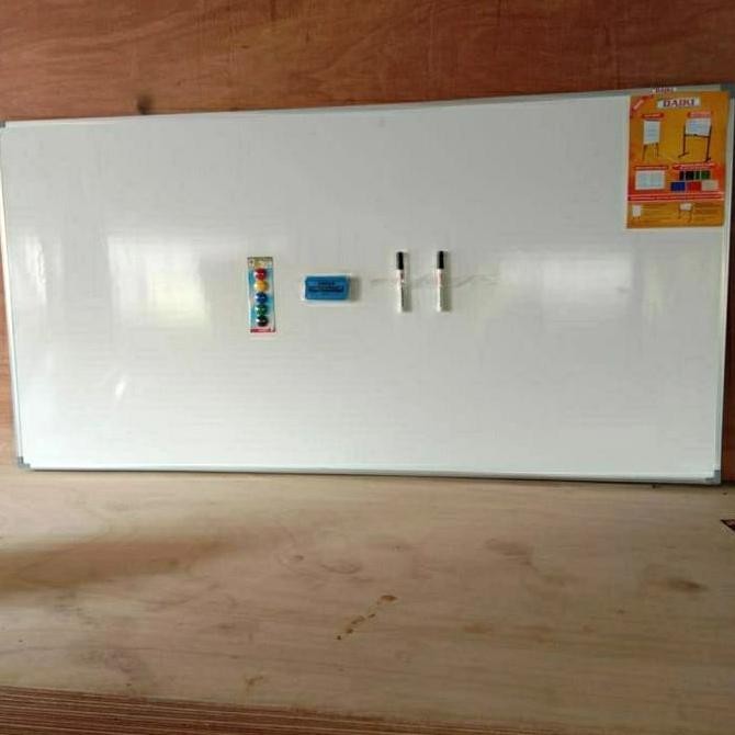 

Papan tulis / Whiteboard DAIKI magnetic gantung uk 120x240 cm Kualitas Original