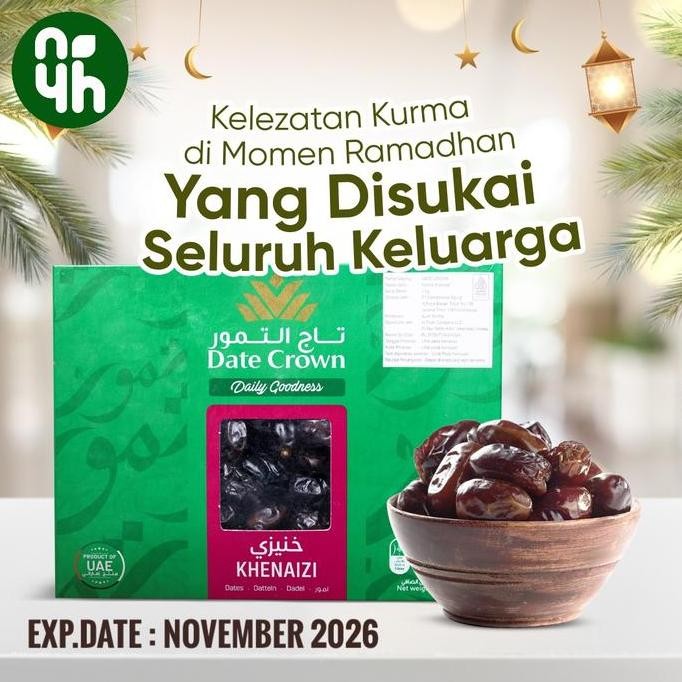 

READY KURMA DATE CROWN KHENAIZI 1kg