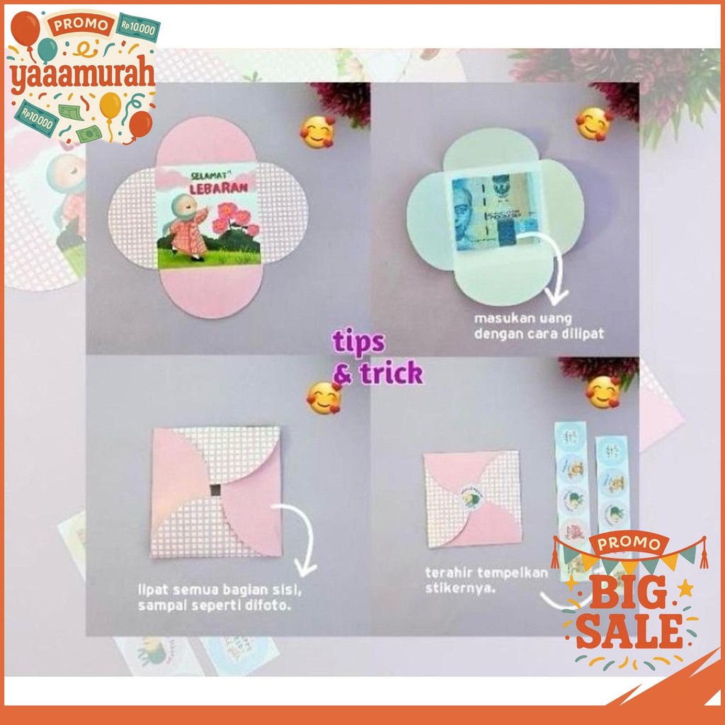 

AMPLOP LEBARAN THR BALING BALING LUCU TERBARU(ISI 10 LEMBAR)