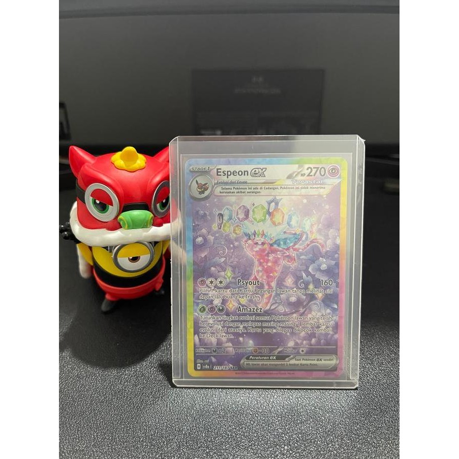 Pokemon TCG Indonesia SV8A Espeon EX 211/187 SAR Kualitas Original