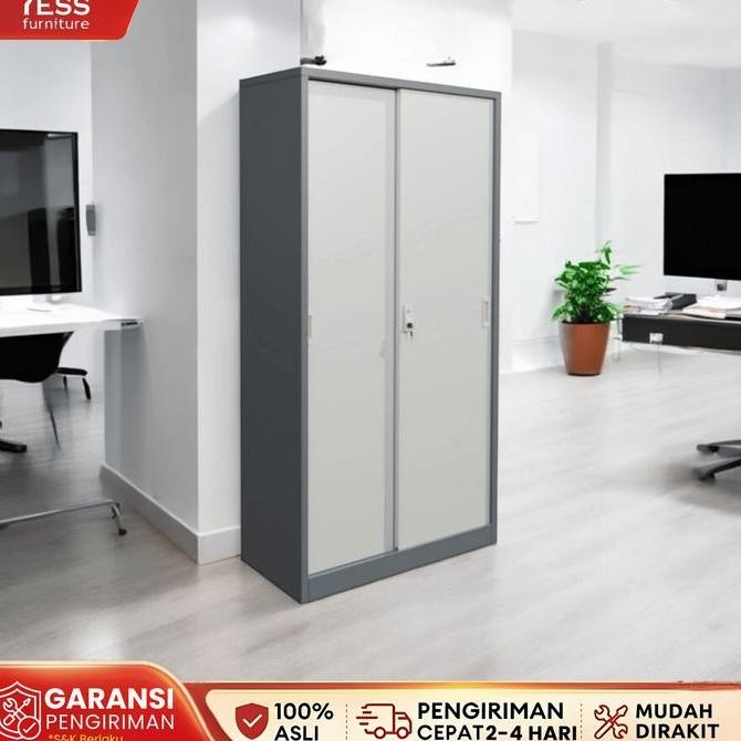 

lemari besi sliding plat lemari arsip kantor Kualitas Original