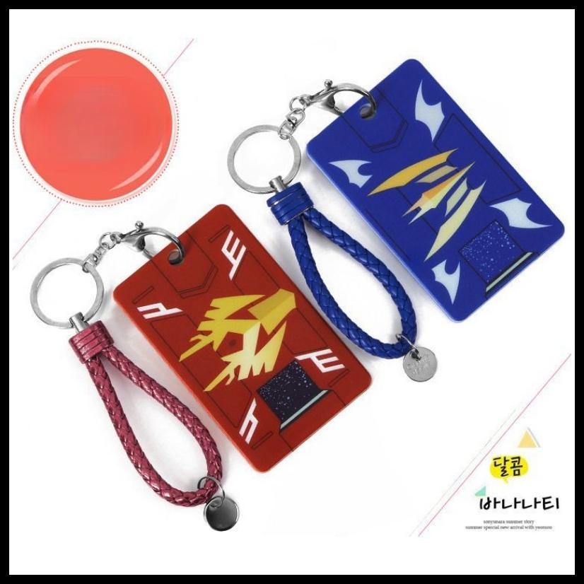 

ANIME KAMEN RIDER RYUGA OUJA RYUKI KNIGHT CARDS HOLDER BUS PASS BUSINESS CARD CASE KEYCHAIN PENDANT