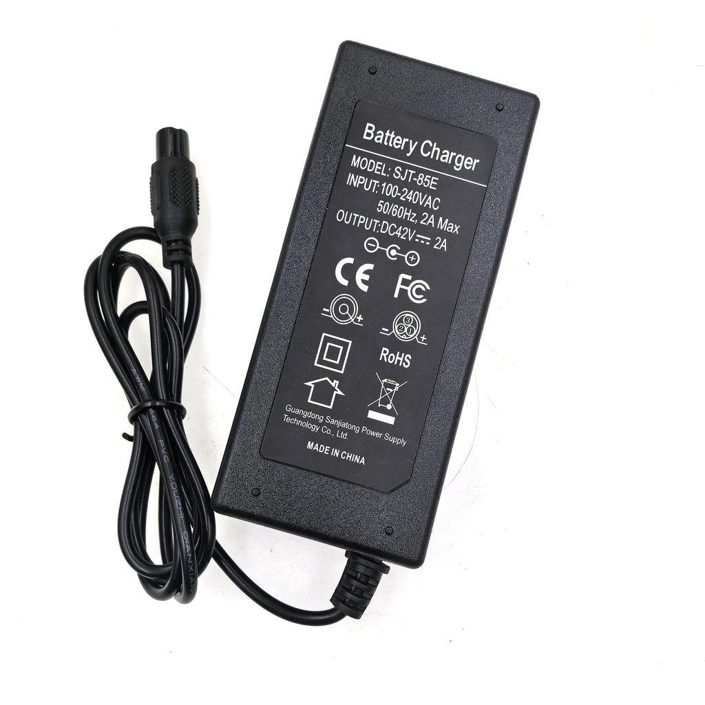 42V 2A Universal Battery Charger,100-240VAC Power Supply for Self Balancing Scooter hoverboard charg