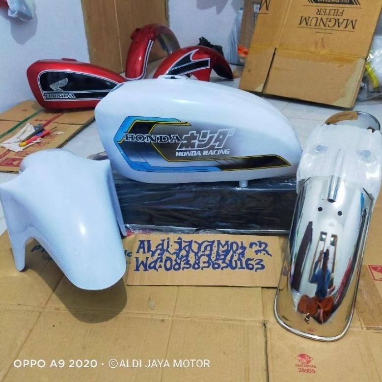 Tangki CB Honda Gank Body Set CB Airbrush Anti Karat SUDAH DI RESIN Dalamnya