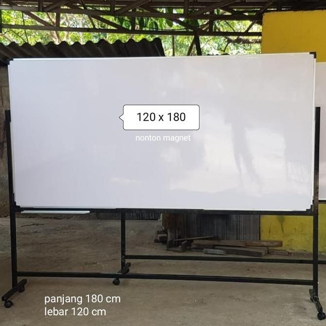 

whiteboard standing 120 x 180 cm Kualitas Original