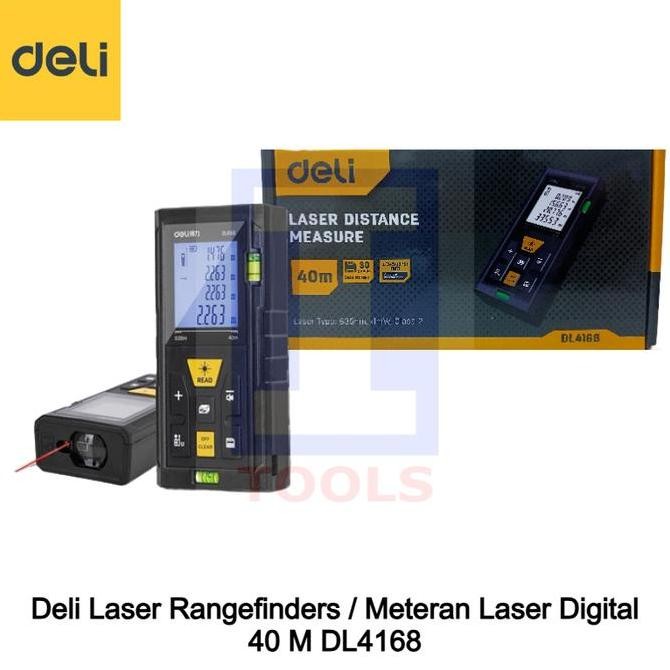 

Deli Laser Rangefinders / Meteran Laser Digital 40M/100M Kualitas Original