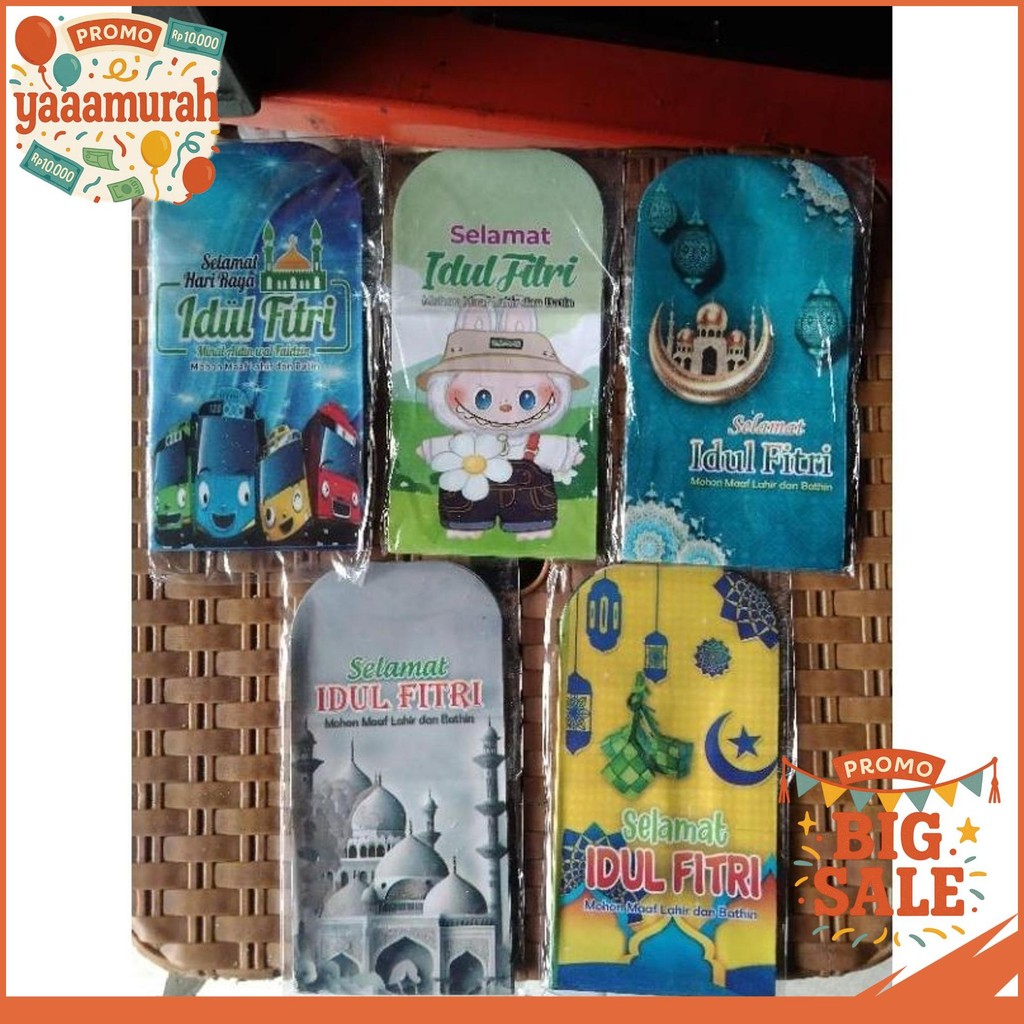 

AMPLOP LEBARAN 1 PACK ISI 10 PCS