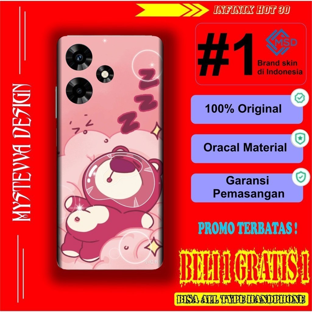 

Terlaris Presisi Infinix Hot 30 Casing/Stiker Panel Vynil Bisa Custom Dan COD