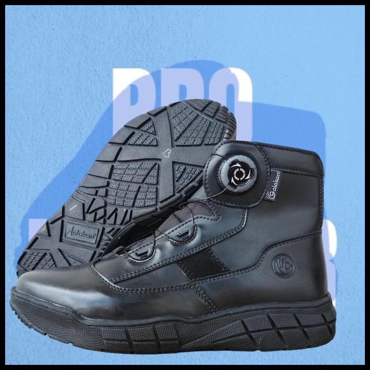 Sepatu Pdl Tali Putar Midtrack 6 Inch Pdh Calakan - Outdoor Shoes F-16 Ankle Boots Polri Lantas Outd