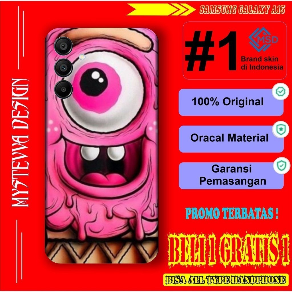 

Terlaris Presisi Samsung A15 5g 4g Anti Jamur 5 Casing/Stiker Panel Vynil Bisa Custom Dan COD