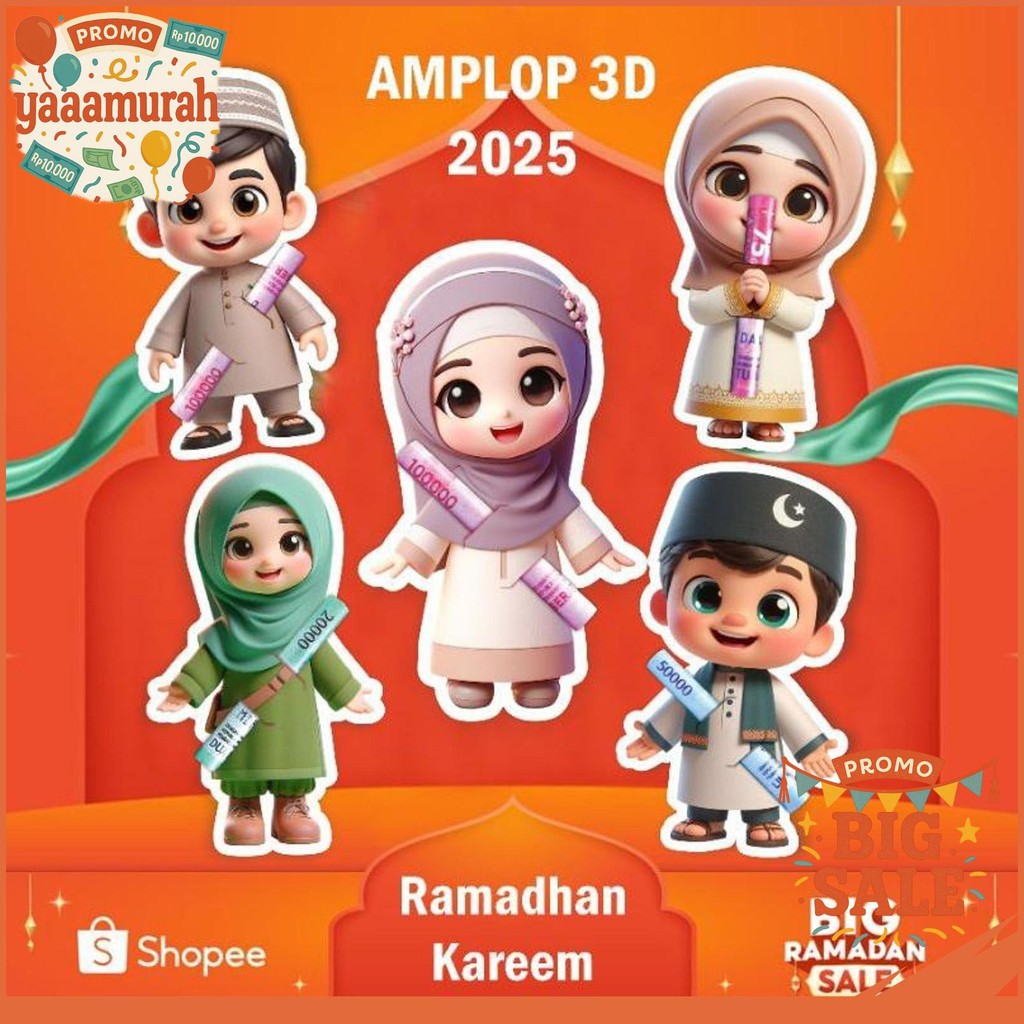

ISI 10 PCS AMPLOP GEMOY LEBARAN 2025/AMPLOP ANGPAU LEBARAN UANG SELIP KARAKTER PELUK LUCU GEMOY