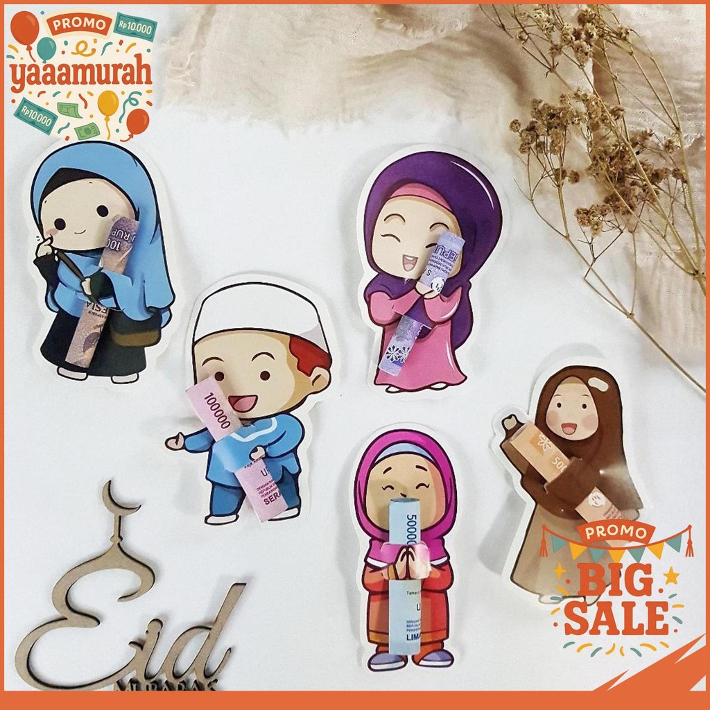 

[ ISI 10 PCS ] AMPLOP KARAKTER/AMPLOP LEBARAN UANG PELUK/AMPLOP THR IDUL FITRI/AMPLOP LEBARAN BAHAN IVORY 250 GSM