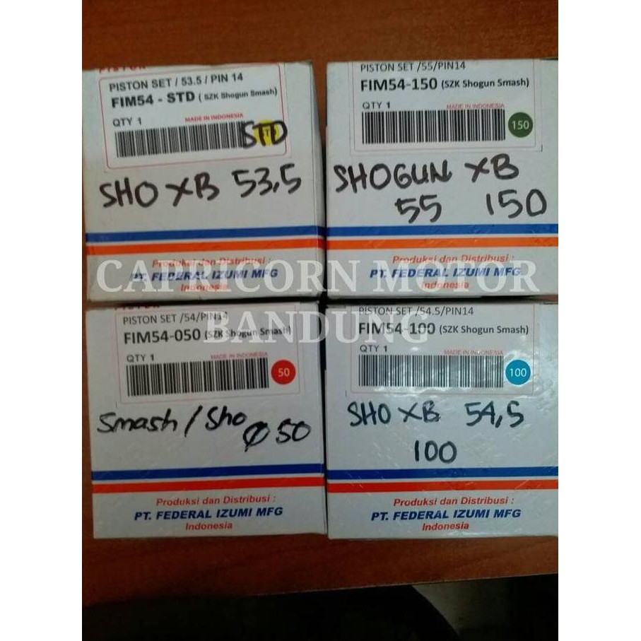 . Piston Kit SMASH XB, SHOGUN XB FIM IZUMI