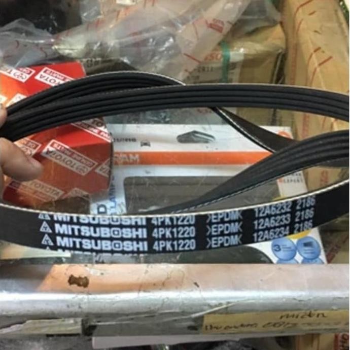 . Fan belt Yaris 4PK1220 MITSUBOSHI Tali kipas Vios New 4PK 1220 fanbelt
