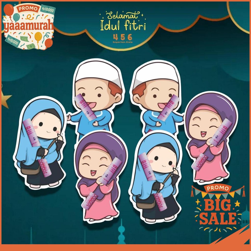 

10 AMPLOP LEBARAN UNIK KARAKTER / AMPLOP LEBARAN UNIK LUCU GEMOY