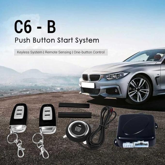 . tombol Start stop engine Keyless mobil - avanza calya agya brio kijang