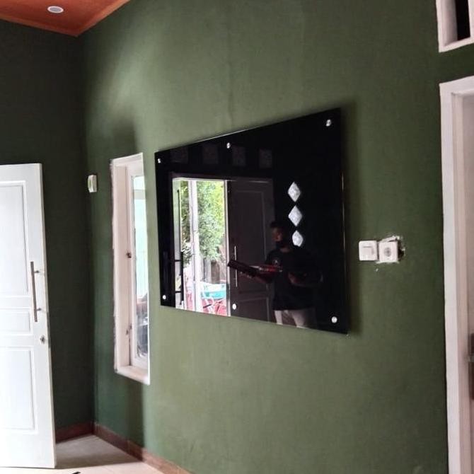 

Glassboard Hitam 60x90 cm Tempel Dinding Kualitas Original