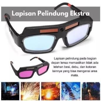 NEW Kacamata Las Listrik Otomatis Kacamata Welding Glasses Auto Darkness / kacamata las otomatis gel