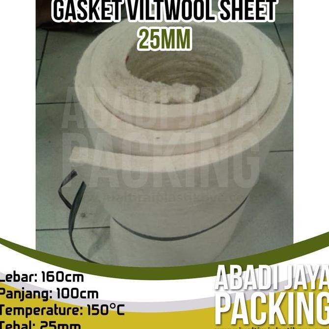 

gasket vilt wool sheet 25mm / laken Kualitas Original
