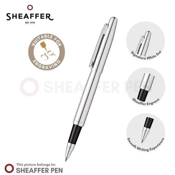 

Sheaffer VFM Full Chrome Plated Rollerball Kualitas Original