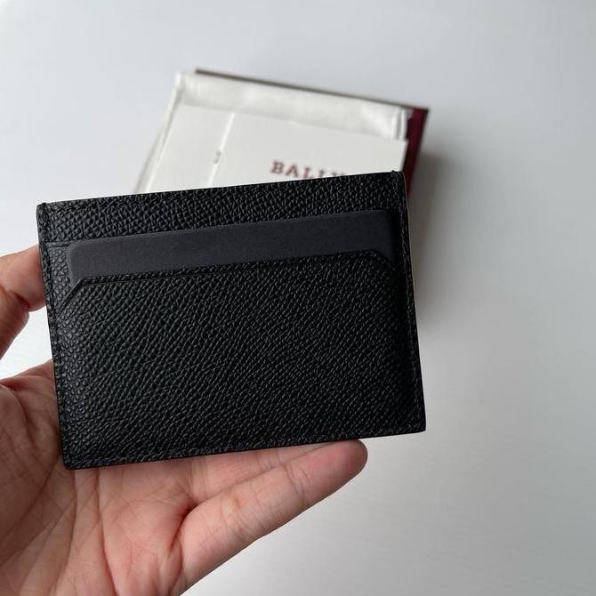 

B A L L Y THAR CARD HOLDER BLACK WITH BOX Kualitas Original