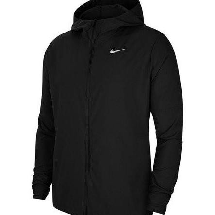 Jaket Lari Nike Dri-Fit Woven Black - CU5354-010 Promo