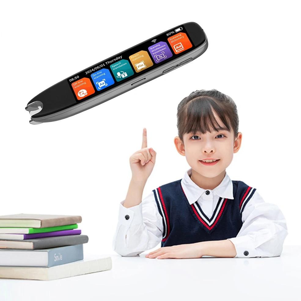 

Translation Pen 142 Languages Smart Scanner Translator Pen Recording Pen Scanning Point Reading for Teacher Student