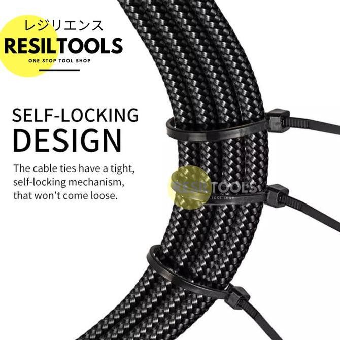 

1.200 pcs Cable Ties Anti UV 3.6 x 200 mm Tis Tahan Sinar Matahari Kualitas Original