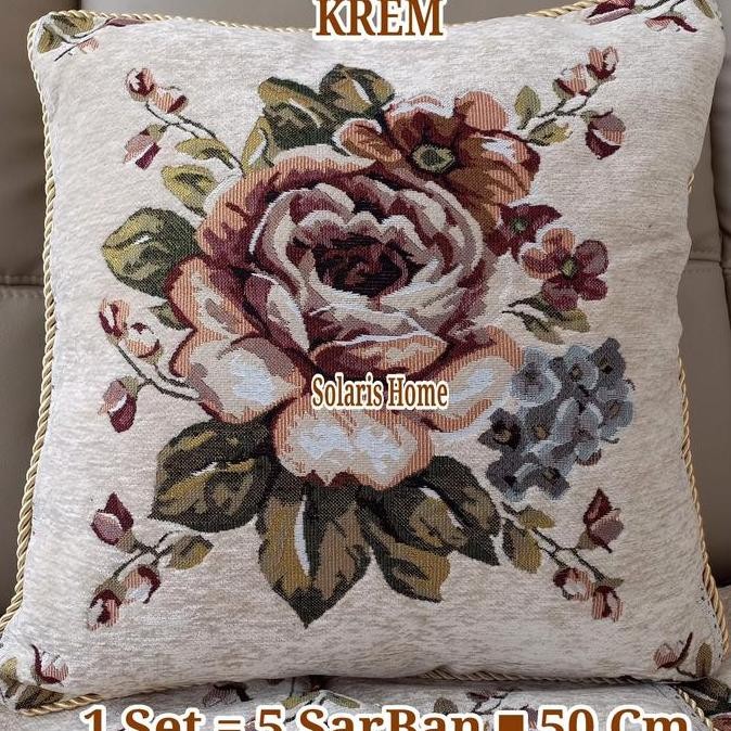 TERMURAH - Sarung/Cover Bantal Sofa Super Premium,MAROKO MEWAH ELEGANT