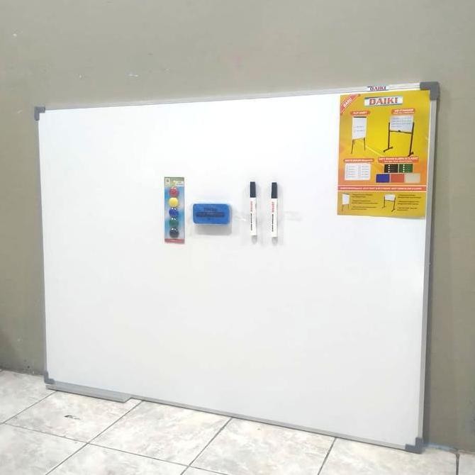 

whiteboard magnetic DAIKI Uk 70x120 Cm Kualitas Original