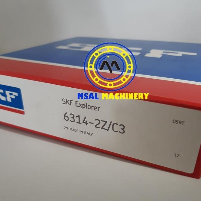 BEARING 6314 ZZ / 6314ZZ / 6314 2Z SKF C3 ITALY