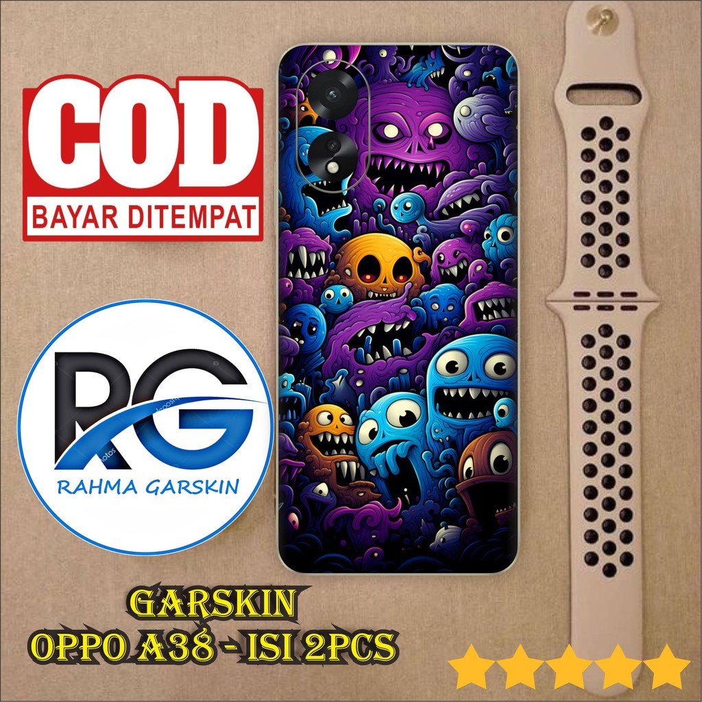 

Terlaris Presisi Oppo A38 Casing/Stiker Panel Vynil Bisa Custom Dan COD