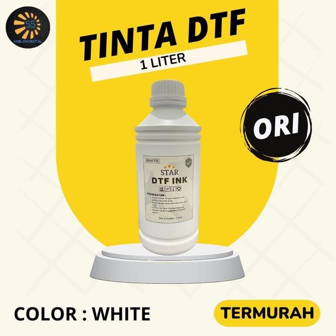 

Tinta DTF WHITE Star ink ukuran 1 Liter Kualitas Original