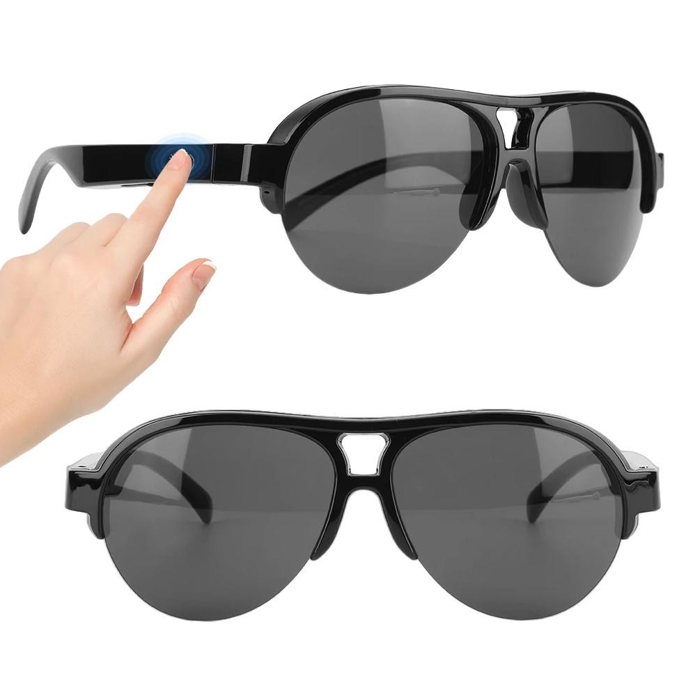 

144 Languages Smart Glasses Translator Bluetooth-Compatible 5.3 Open Ear Sunglasses UV Protection Waterproof for Android and iOS