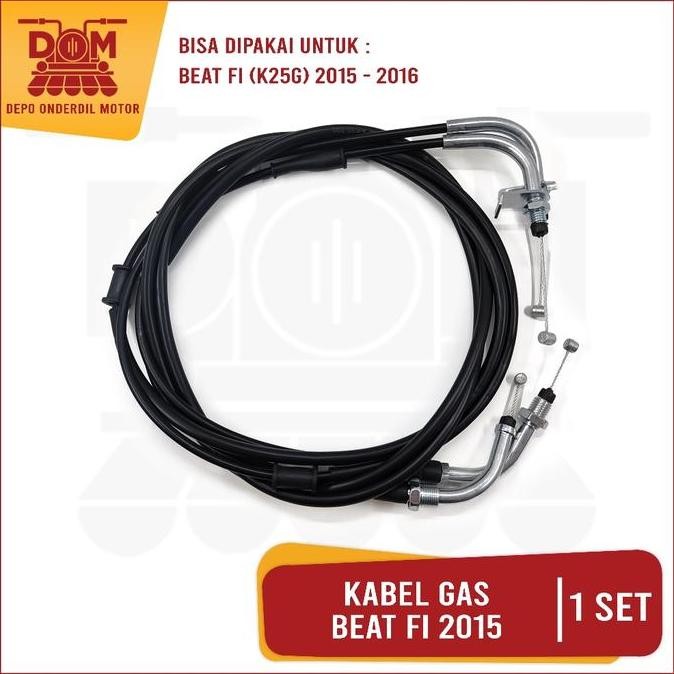 Promo Kabel Gas Beat Fi eSP 2015 Set Atas Bawah (TOKAIDO) Throttle Cable Cabel Seling Tali Kawat Ine
