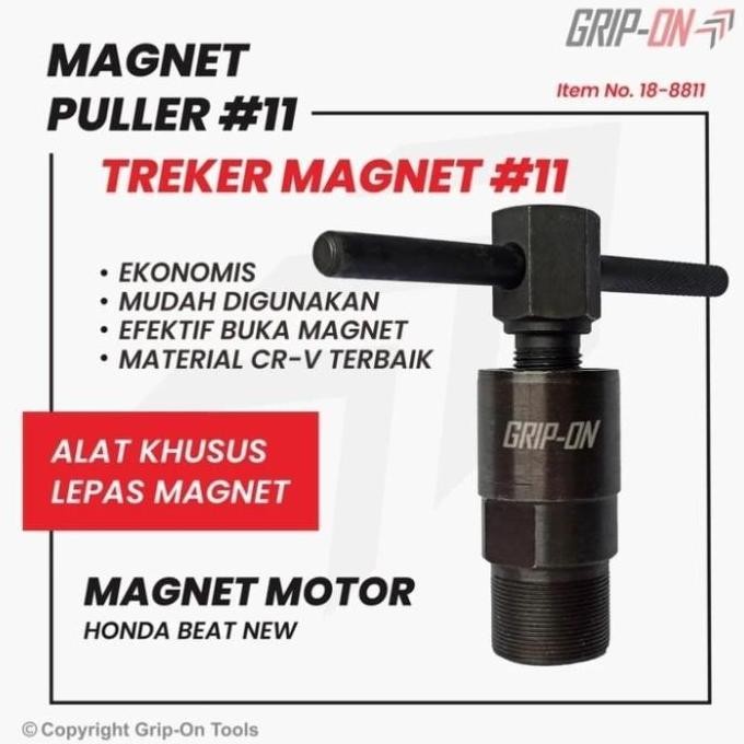 Promo GRIP ON #11 Treker magnet honda beat new kunci magnet no 11 tracker magnit COD