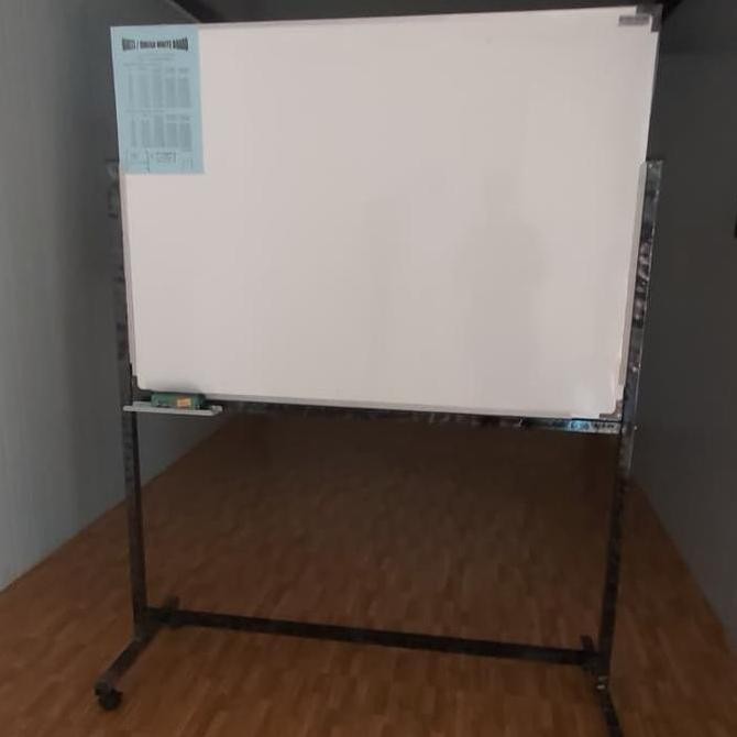 

whiteboard standing 80 x 120cm Kualitas Original