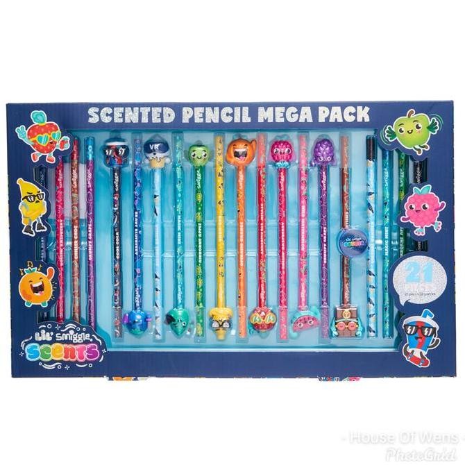 

SMIGGLE LIL SCENT PENCIL MEGA PACK - PENSIL SET SMIGGLE Kualitas Original