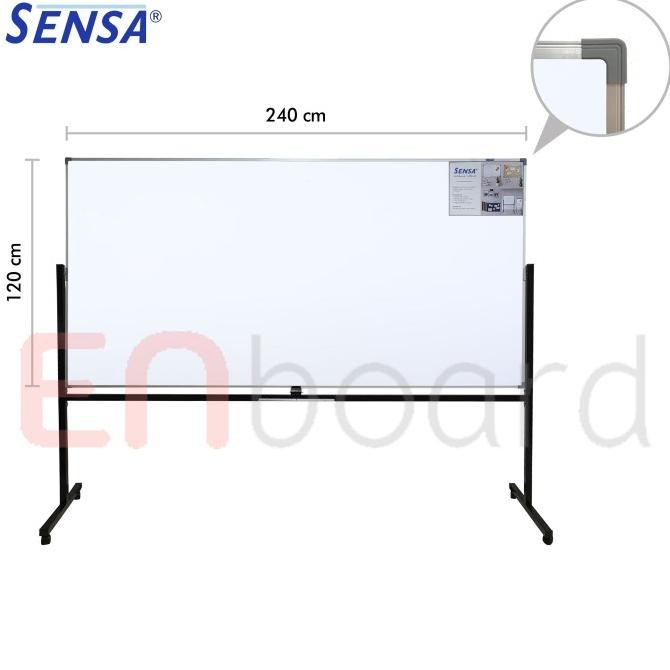 

Papan Tulis Whiteboard Standing Single Face Sensa 120 x 240 cm Kualitas Original