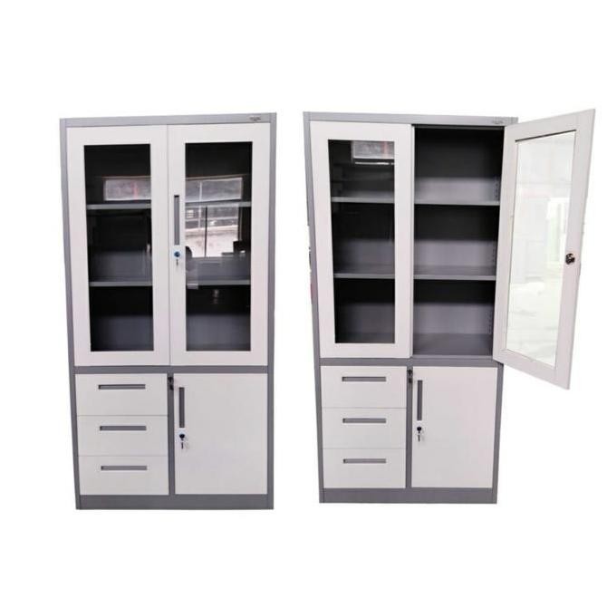 

Lemari Arsip AA 233 SW / Lemari Besi / Lemari Kantor / 2 Pintu 3 Laci Kualitas Original